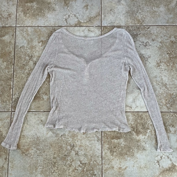 Knit Brandy Melville henley - Picture 3 of 3